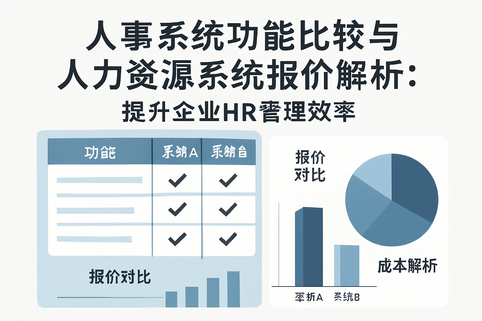 人事系统功能比较与人力资源系统报价解析：提升企业HR管理效率
