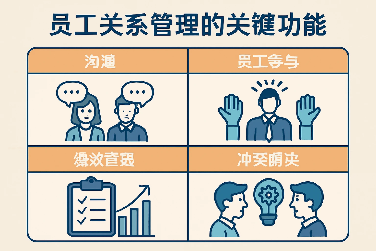 员工关系管理的关键功能