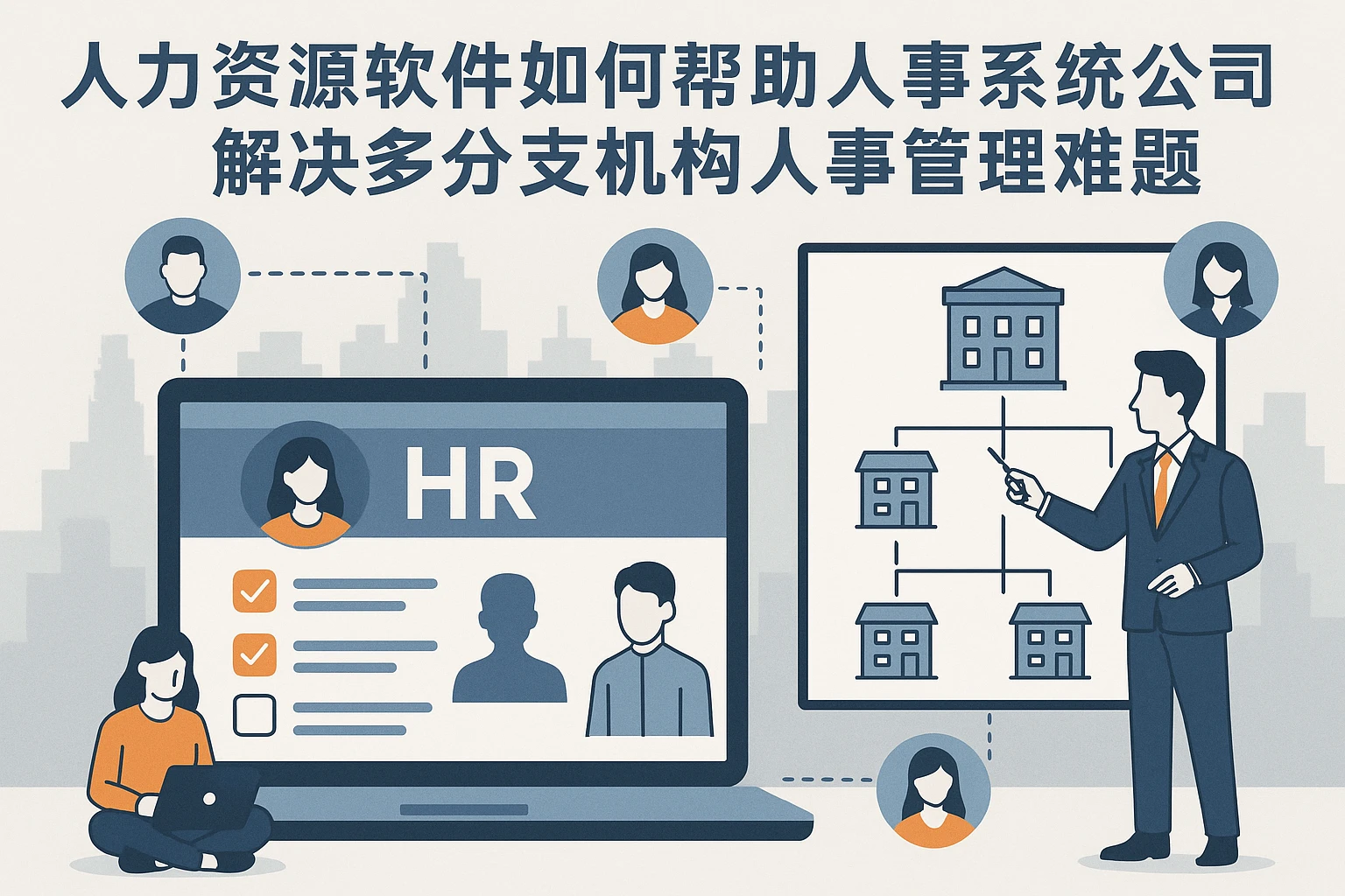 人力资源软件如何帮助人事系统公司解决多分支机构人事管理难题