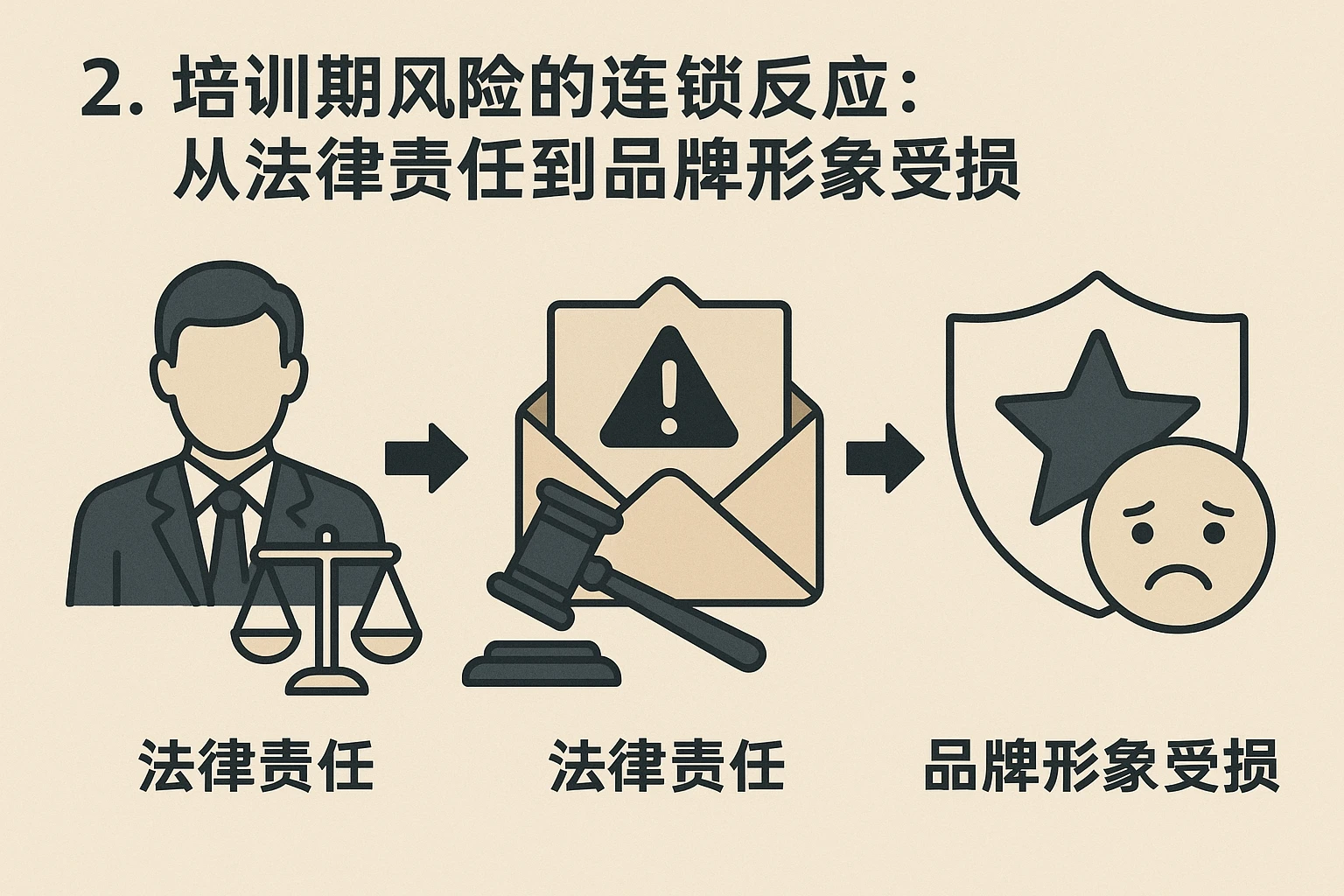 2. 培训期风险的连锁反应：从法律责任到品牌形象受损