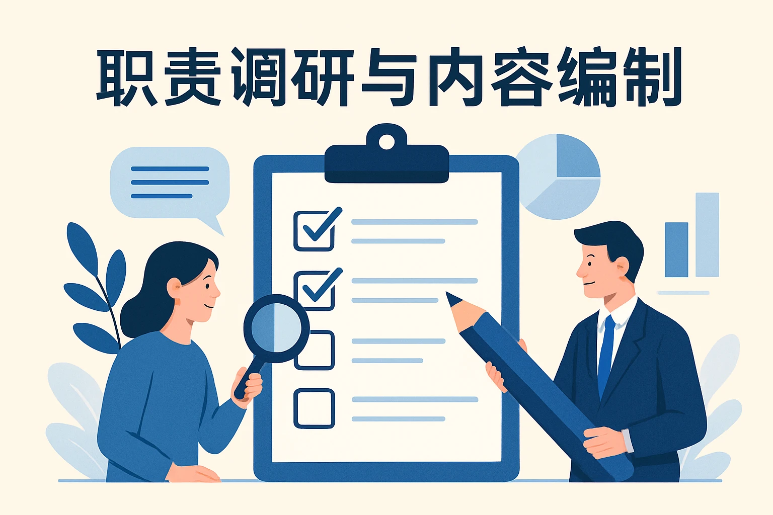 职责调研与内容编制