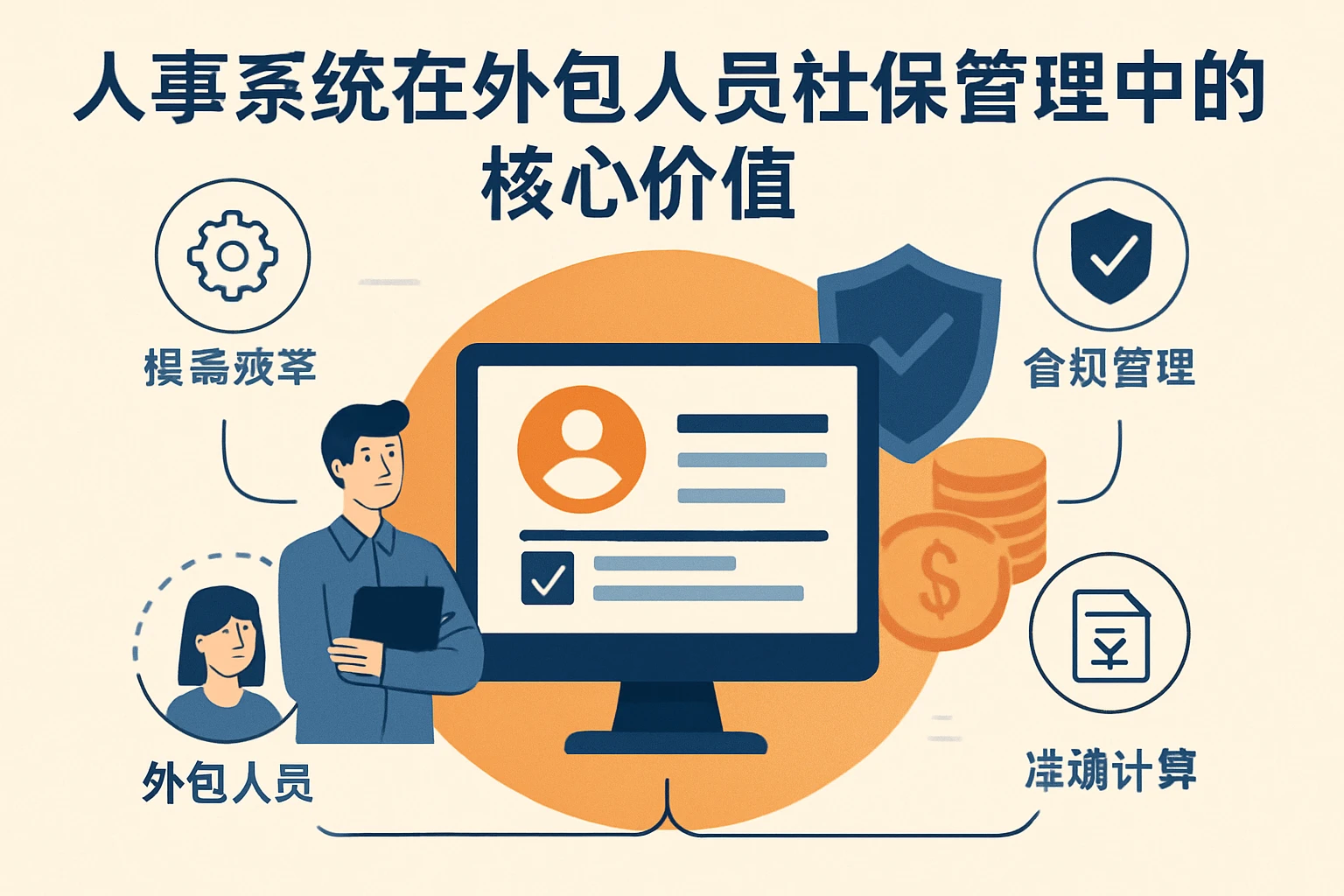 人事系统在外包人员社保管理中的核心价值