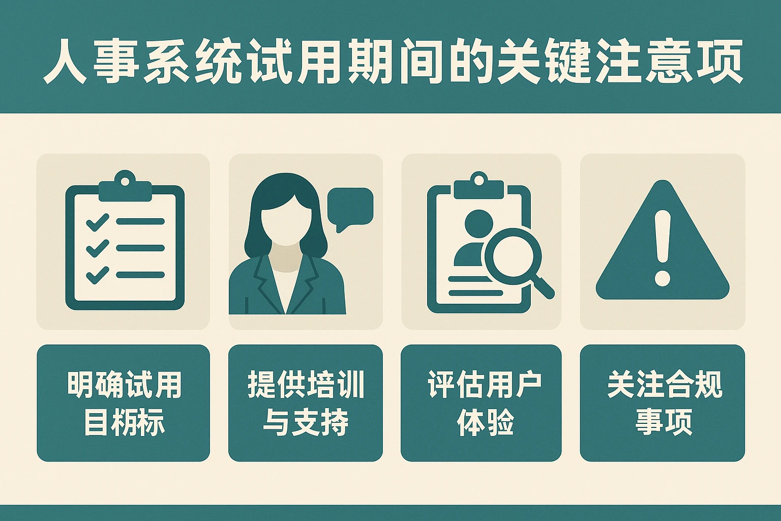 人事系统试用期间的关键注意事项