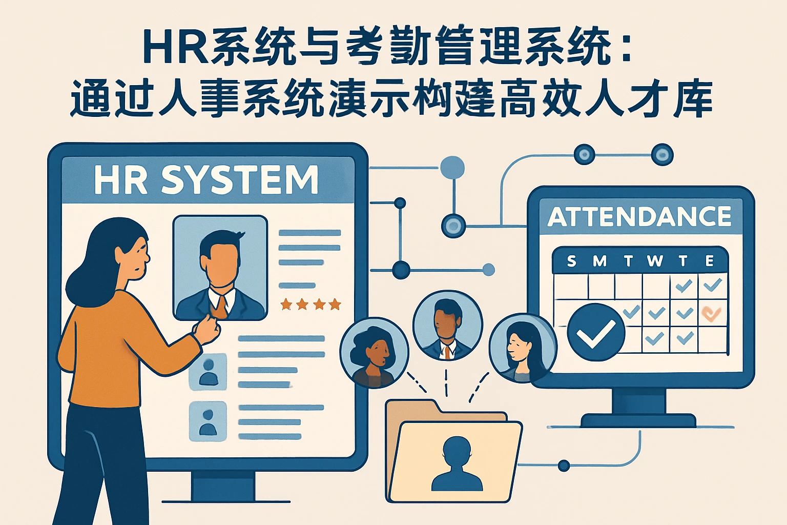 HR系统与考勤管理系统：通过人事系统演示构建高效人才库