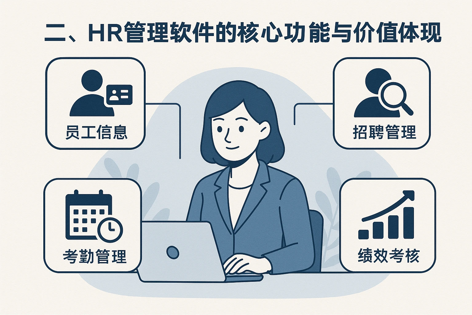 二、HR管理软件的核心功能与价值体现