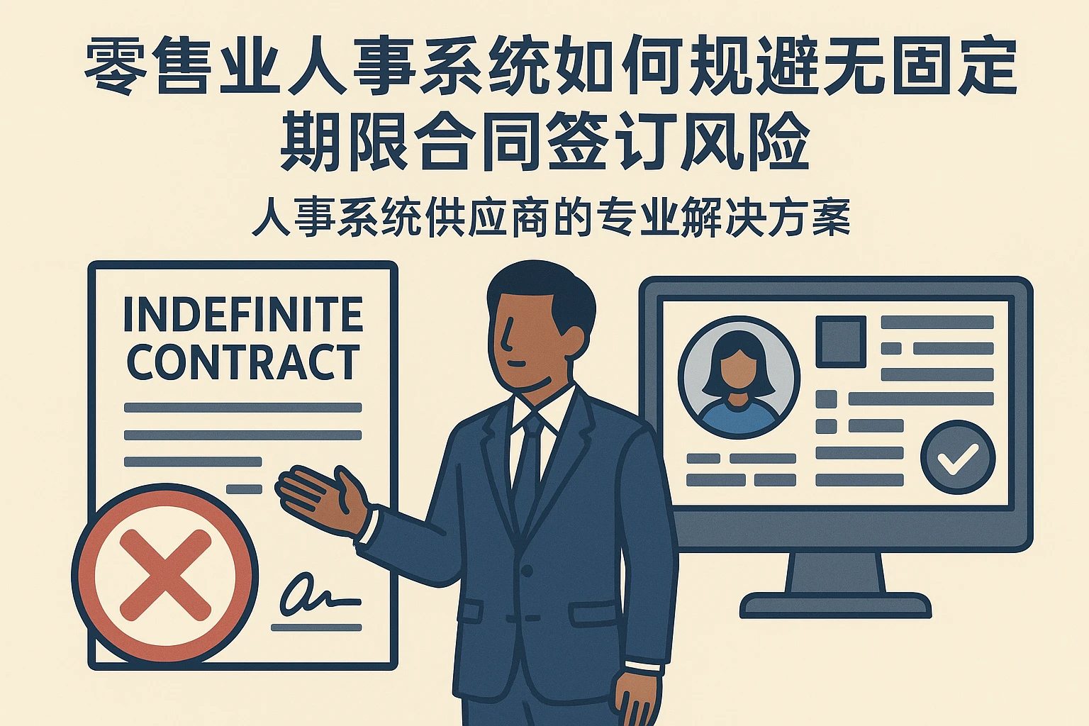 零售业人事系统如何规避无固定期限合同签订风险 - 人事系统供应商的专业解决方案
