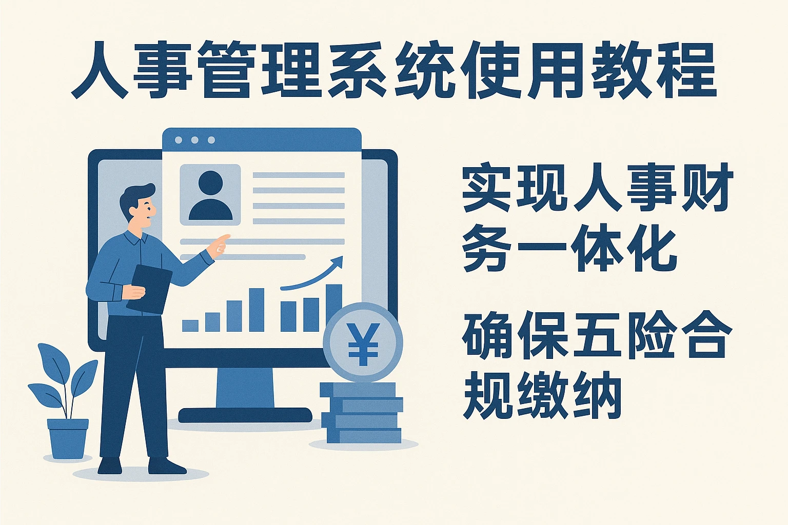 人事管理系统使用教程：实现人事财务一体化，确保五险合规缴纳