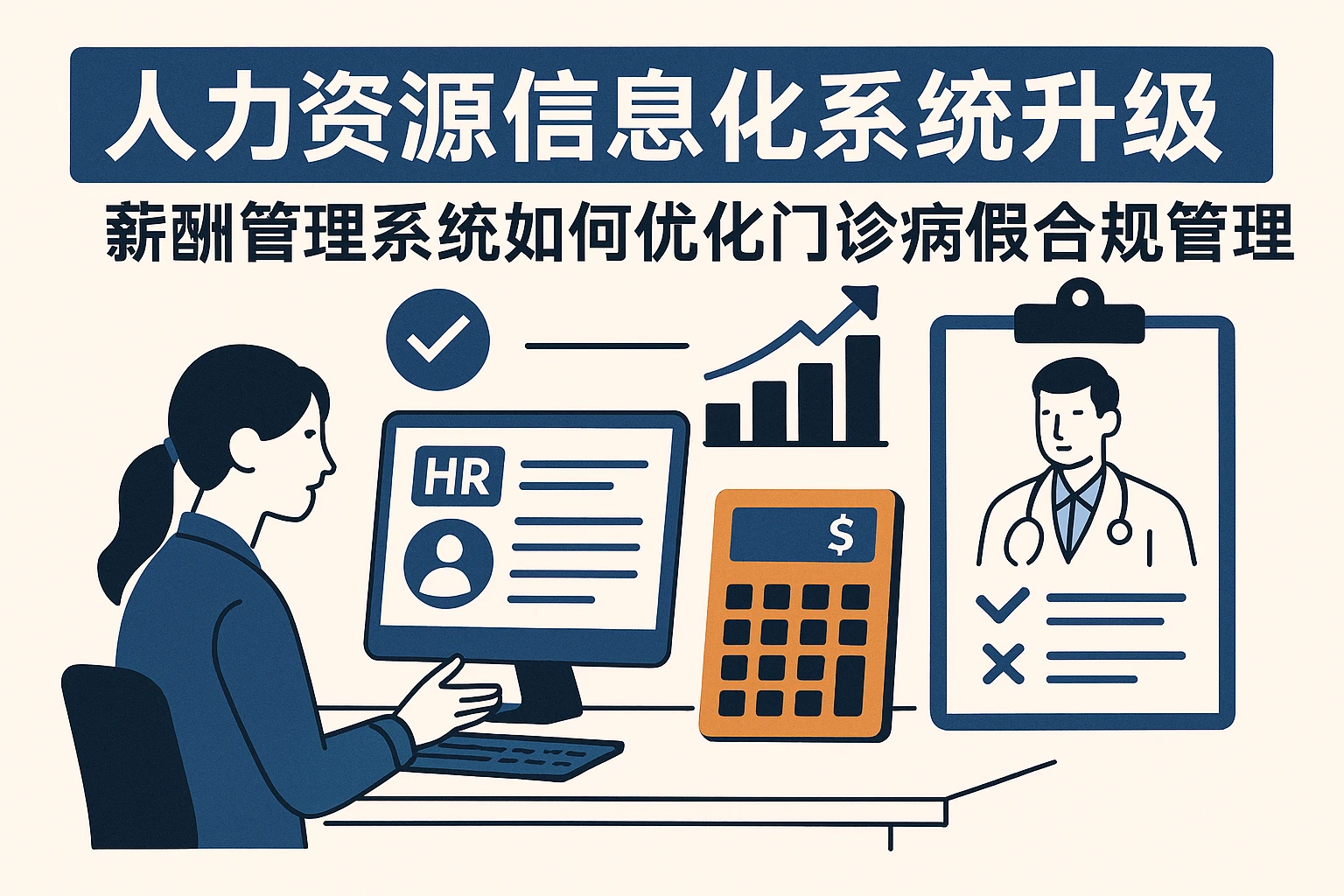 人力资源信息化系统升级:薪酬管理系统如何优化门诊病假合规管理