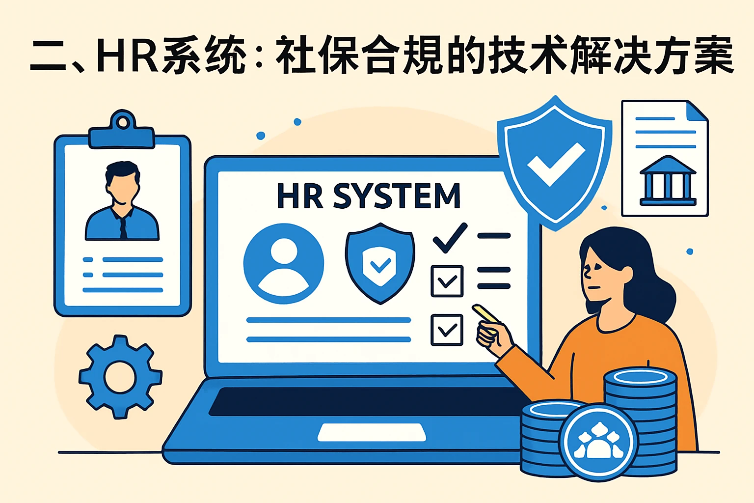 二、HR系统：社保合规的技术解决方案