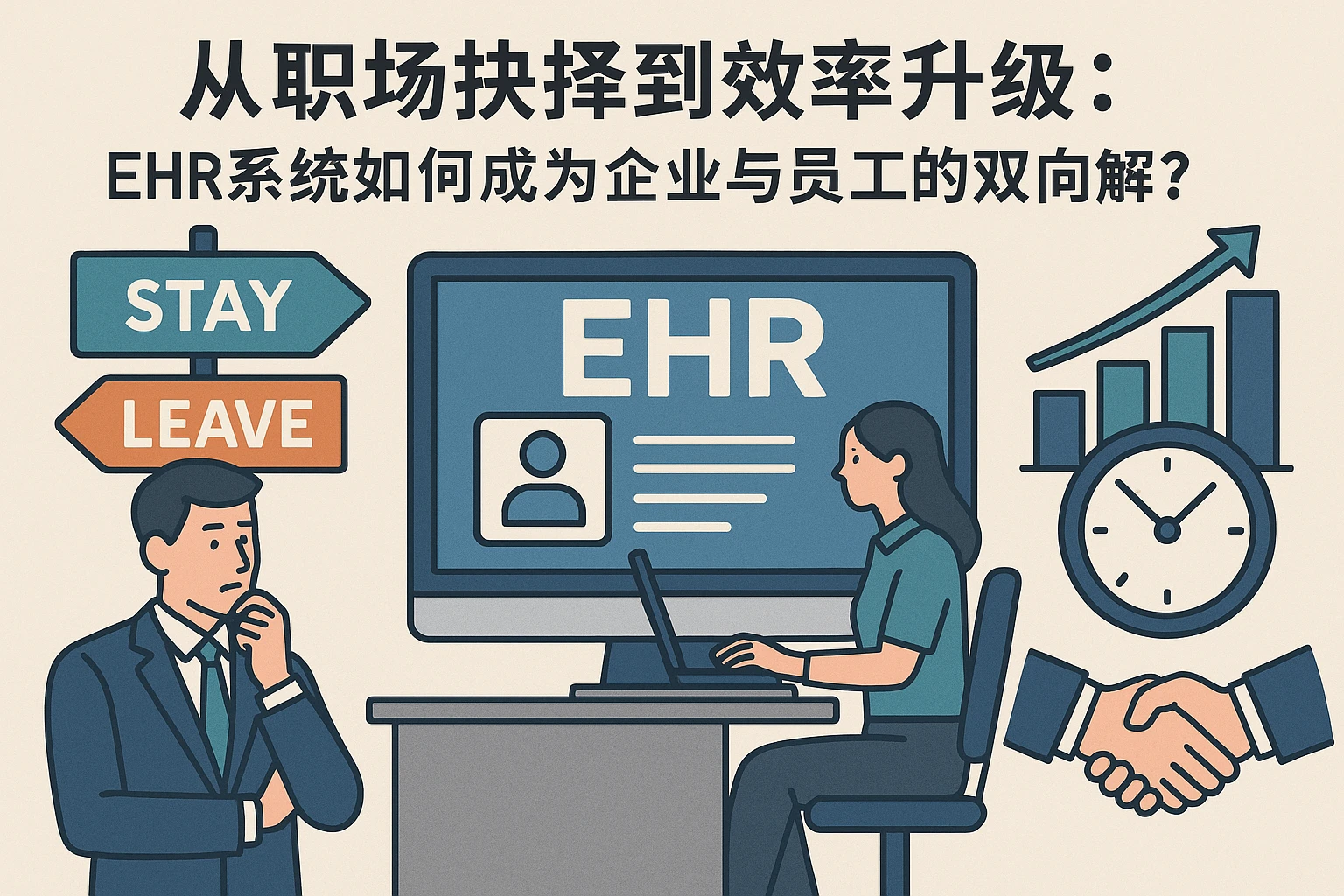 从职场抉择到效率升级：EHR系统如何成为企业与员工的双向解？