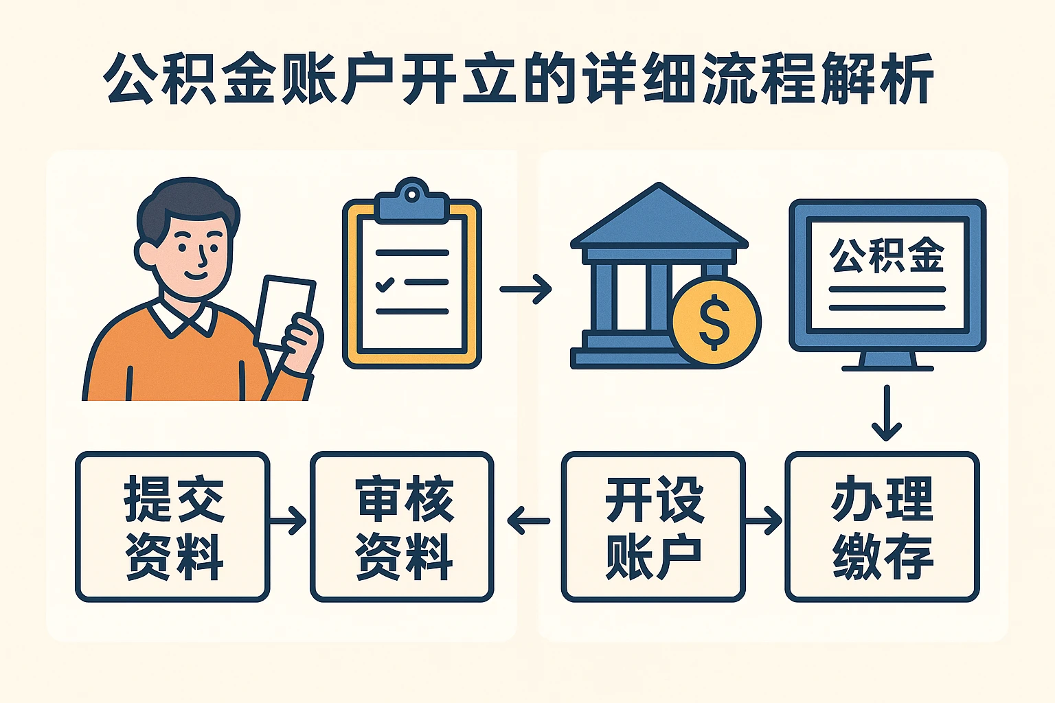 公积金账户开立的详细流程解析