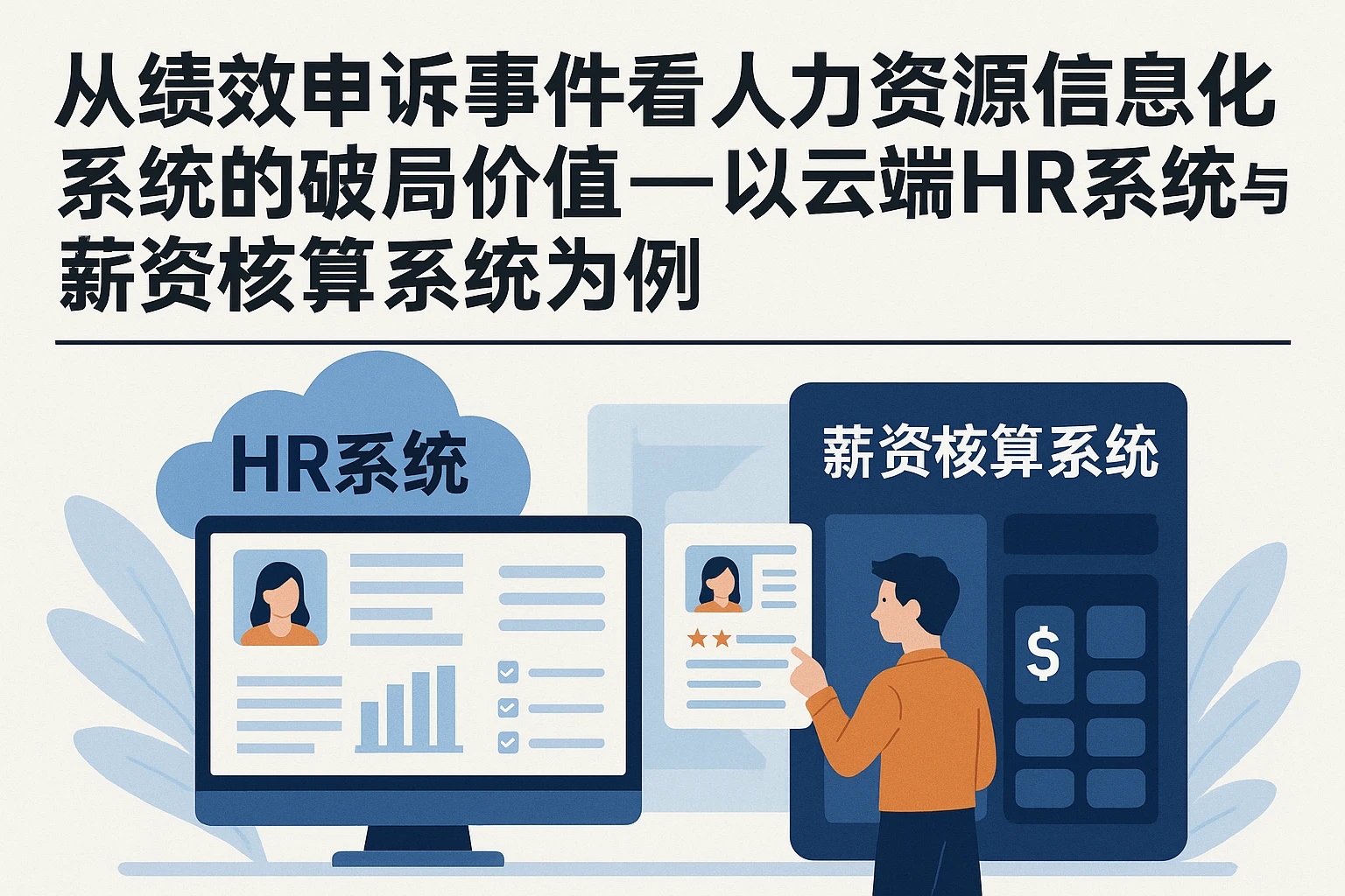 从绩效申诉事件看人力资源信息化系统的破局价值——以云端HR系统与薪资核算系统为例