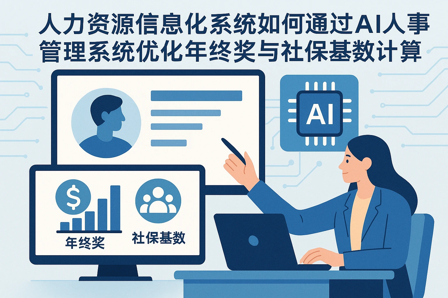 人力资源信息化系统如何通过AI人事管理系统优化年终奖与社保基数计算