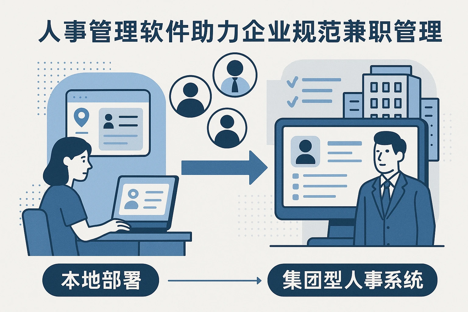 人事管理软件助力企业规范兼职管理：从本地部署到集团型人事系统的全面解决方案