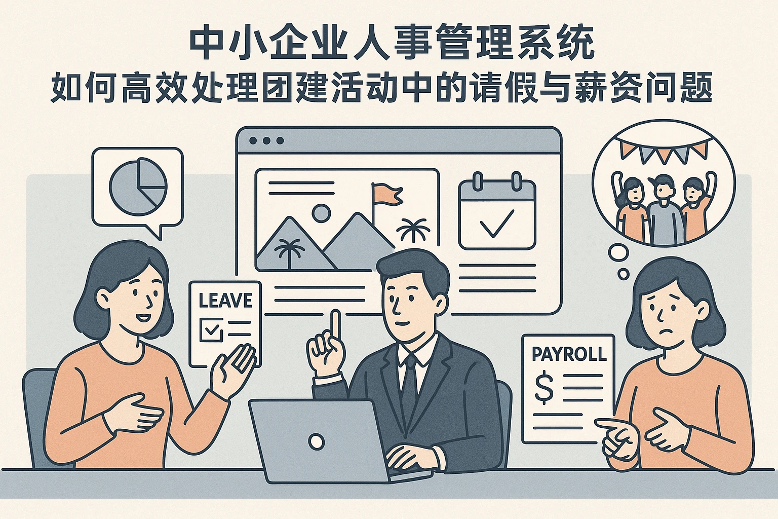 中小企业人事管理系统如何高效处理团建活动中的请假与薪资问题