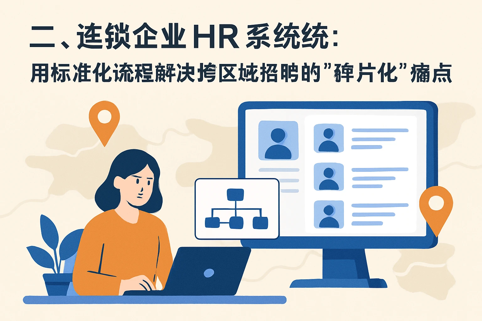 二、连锁企业HR系统：用标准化流程解决跨区域招聘的“碎片化”痛点