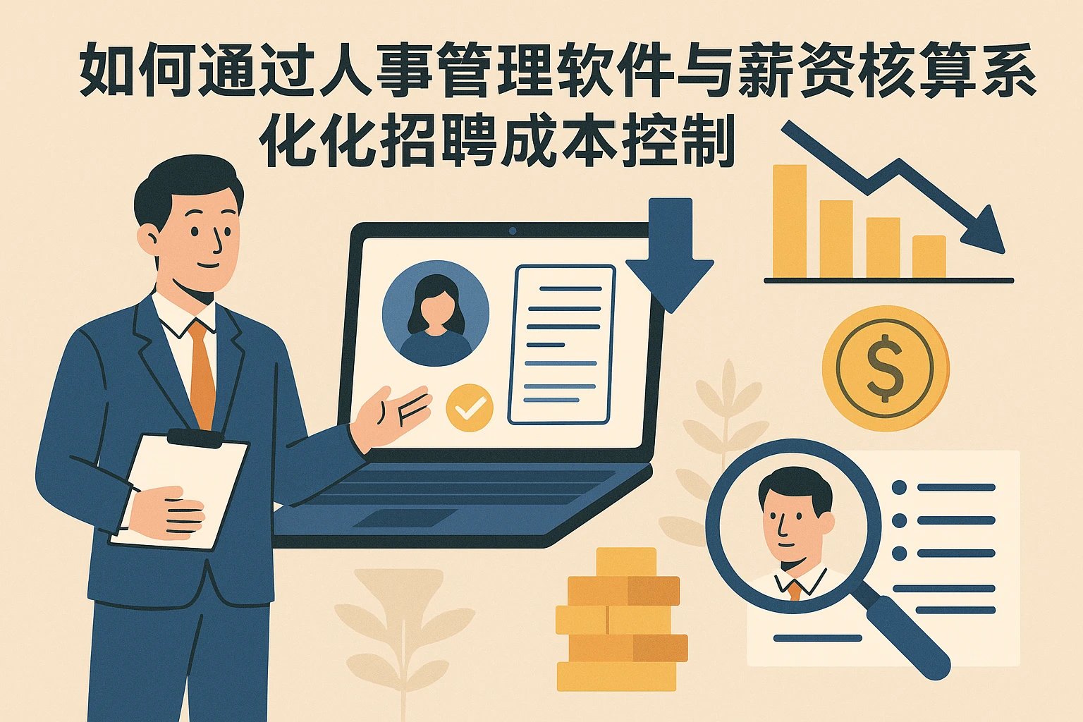 如何通过人事管理软件与薪资核算系统优化招聘成本控制