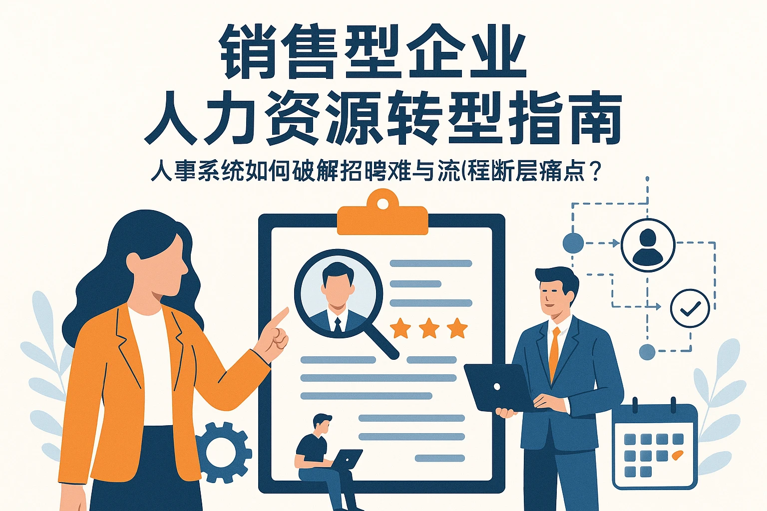 销售型企业人力资源转型指南:人事系统如何破解招聘难与流程断层痛点?