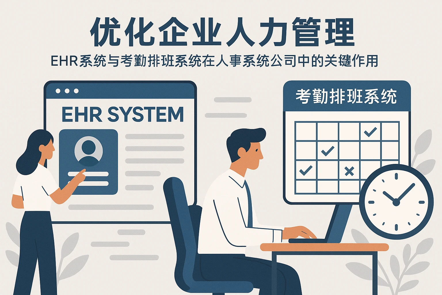 优化企业人力管理:ehr系统与考勤排班系统在人事系统公司中的关键作用