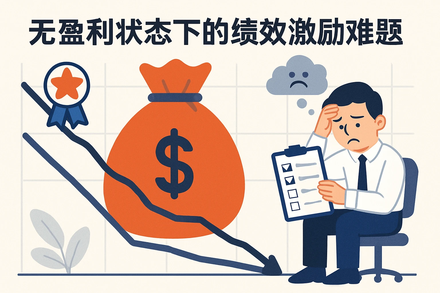 2. 无盈利状态下的绩效激励难题