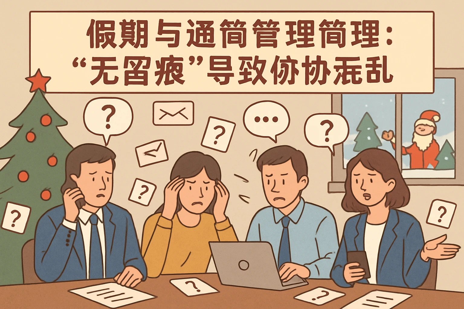 2. 假期与沟通管理：“无留痕”导致的协同混乱