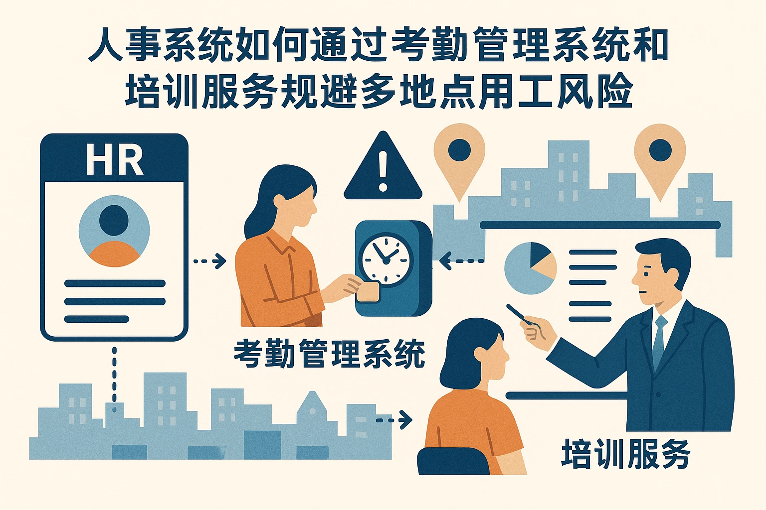 人事系统如何通过考勤管理系统和培训服务规避多地点用工风险
