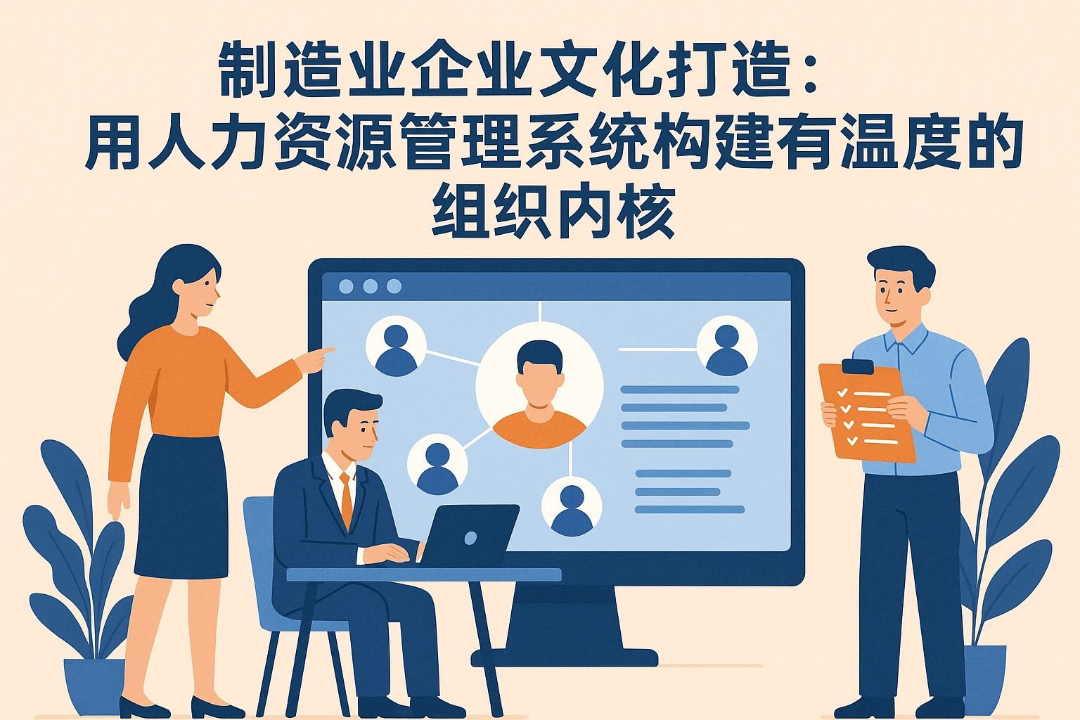制造业企业文化打造：用人力资源管理系统构建有温度的组织内核