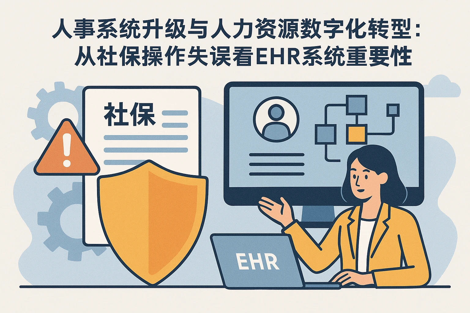 人事系统升级与人力资源数字化转型:从社保操作失误看EHR系统的重要性