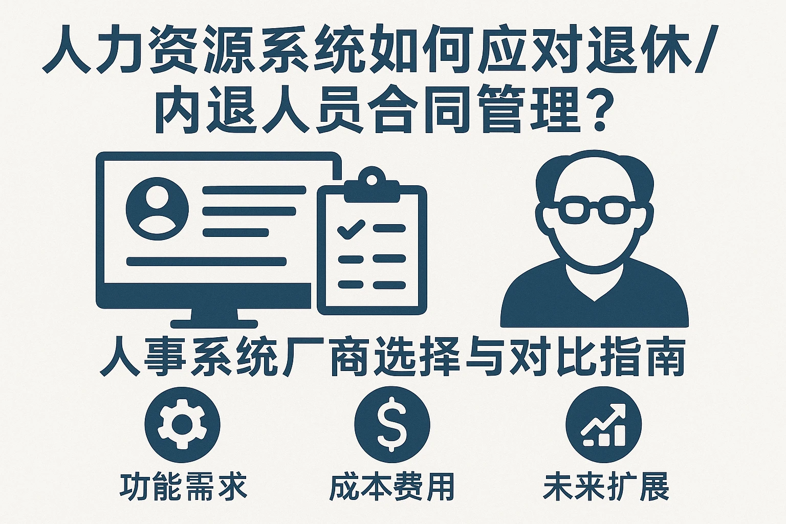 人力资源系统如何应对退休/内退人员合同管理？人事系统厂商选择与对比指南