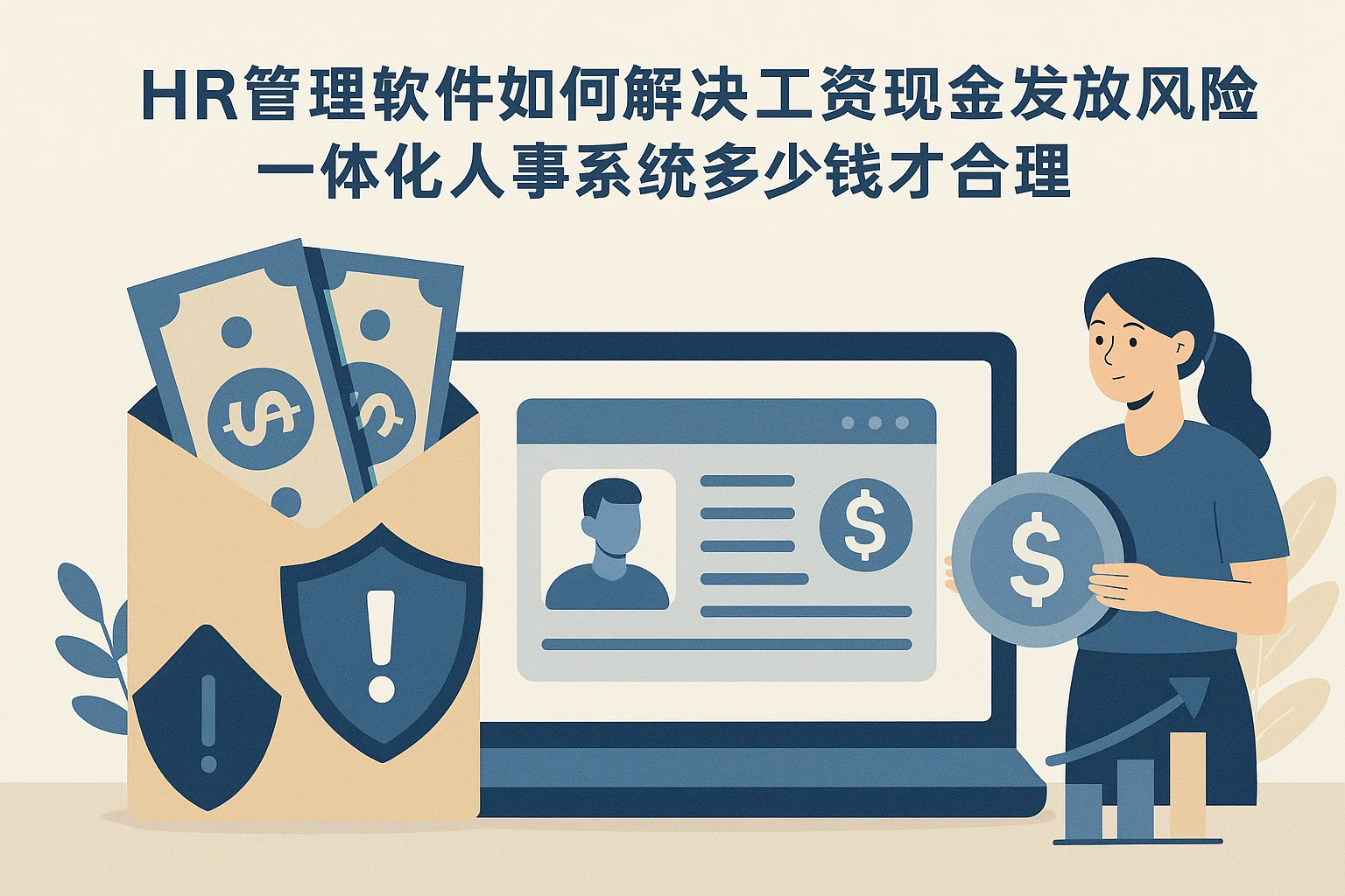 HR管理软件如何解决工资现金发放风险,一体化人事系统多少钱才合理