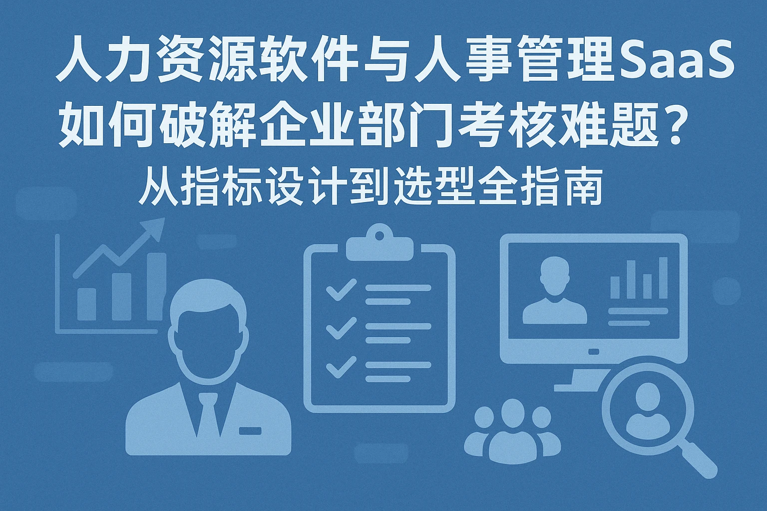 人力资源软件与人事管理SaaS：如何破解企业部门考核难题？从指标设计到选型全指南