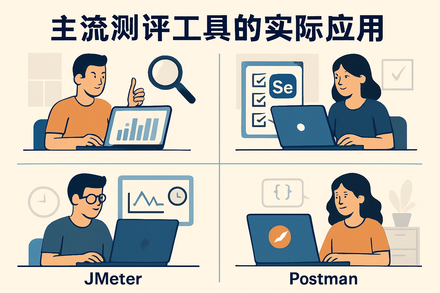 主流测评工具的实际应用