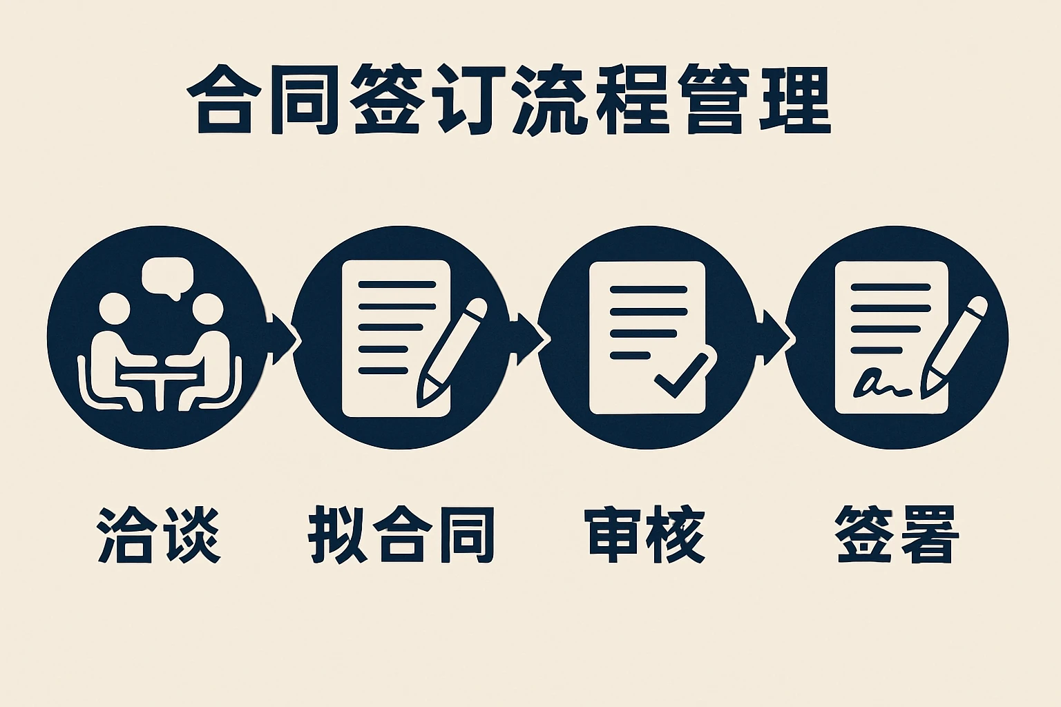 合同签订流程管理