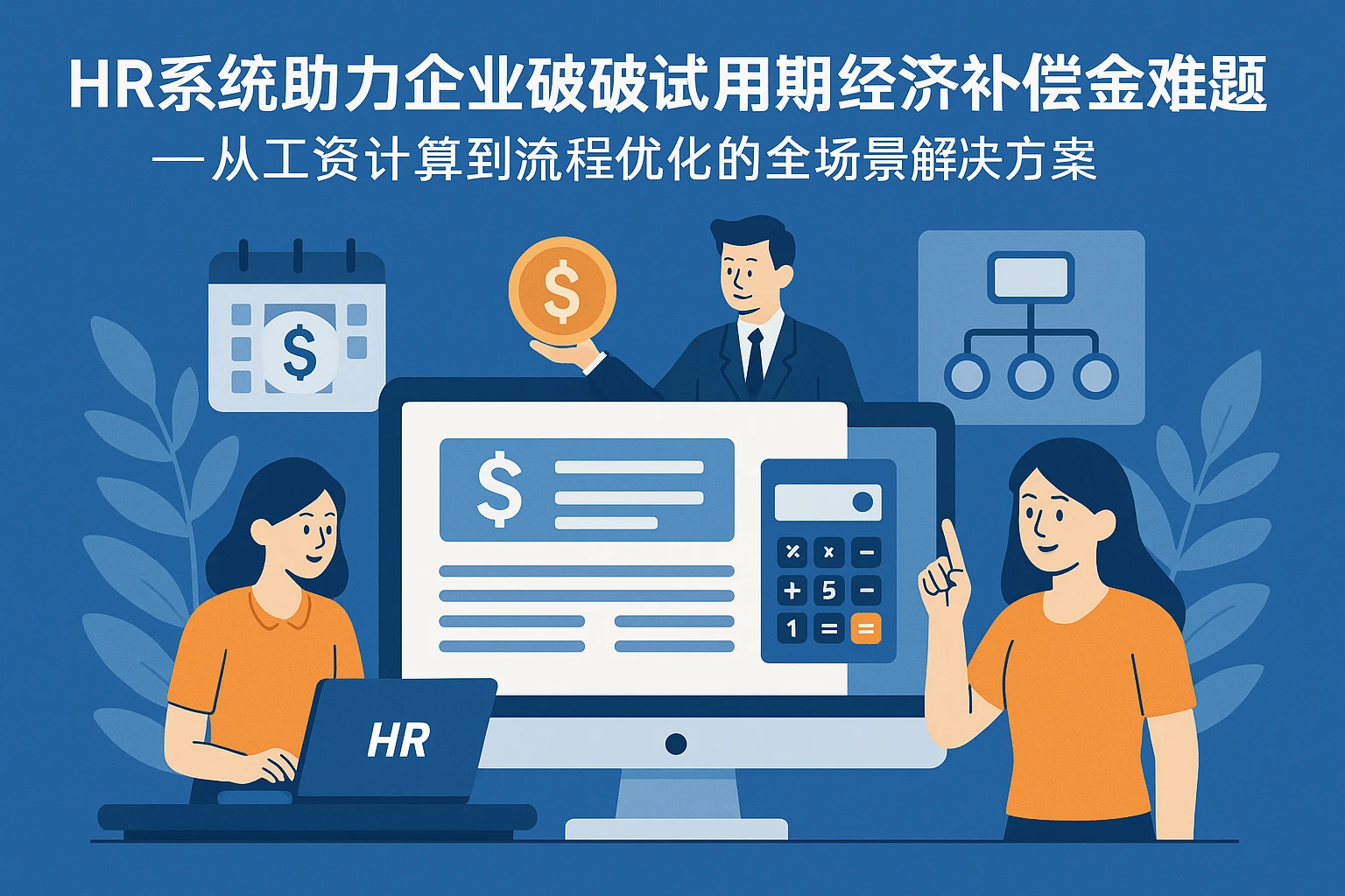HR系统助力企业破解试用期经济补偿金难题——从工资计算到流程优化的全场景解决方案