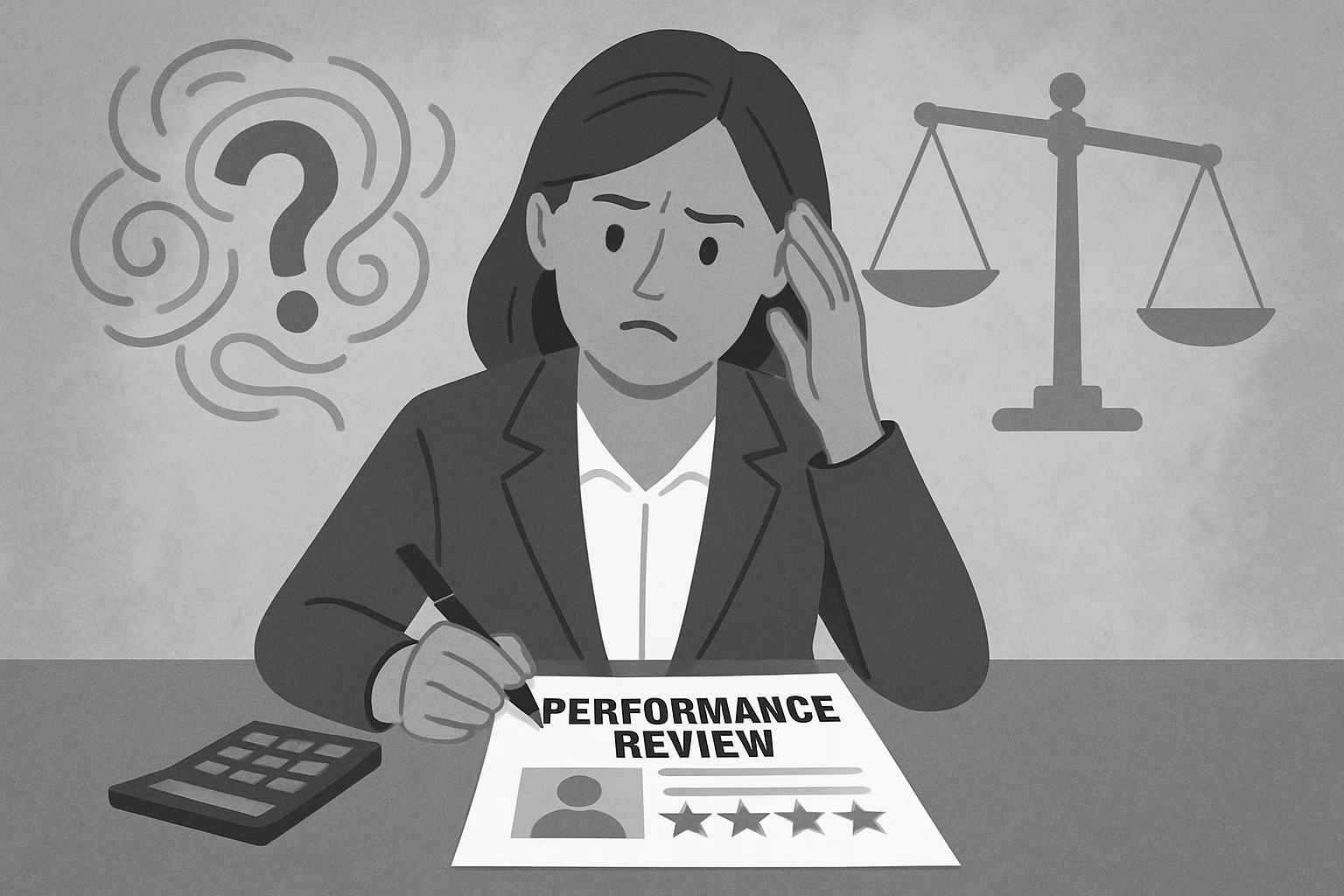 2. 绩效考核难量化，公平性受质疑