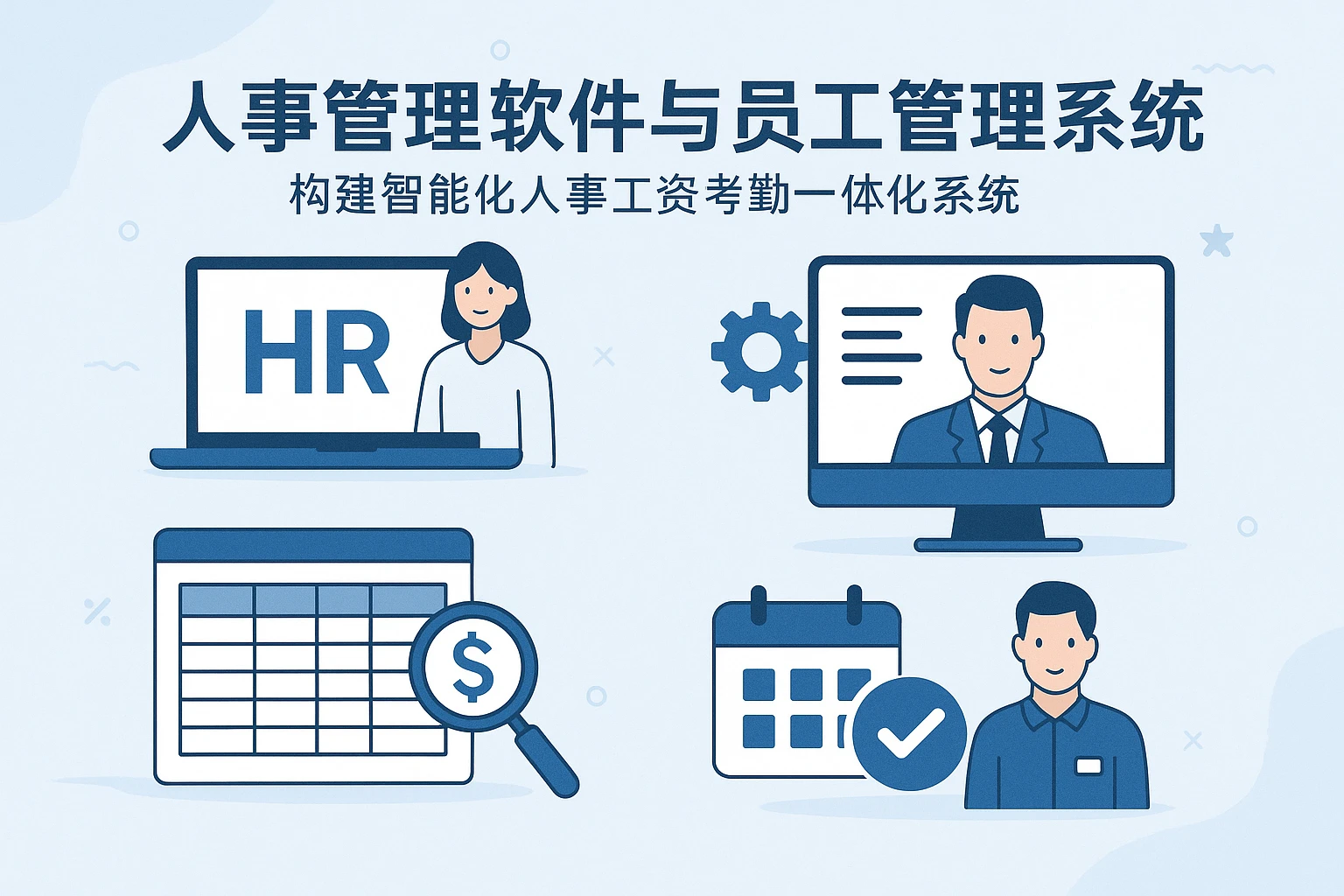 人事管理软件与员工管理系统：构建智能化人事工资考勤一体化系统