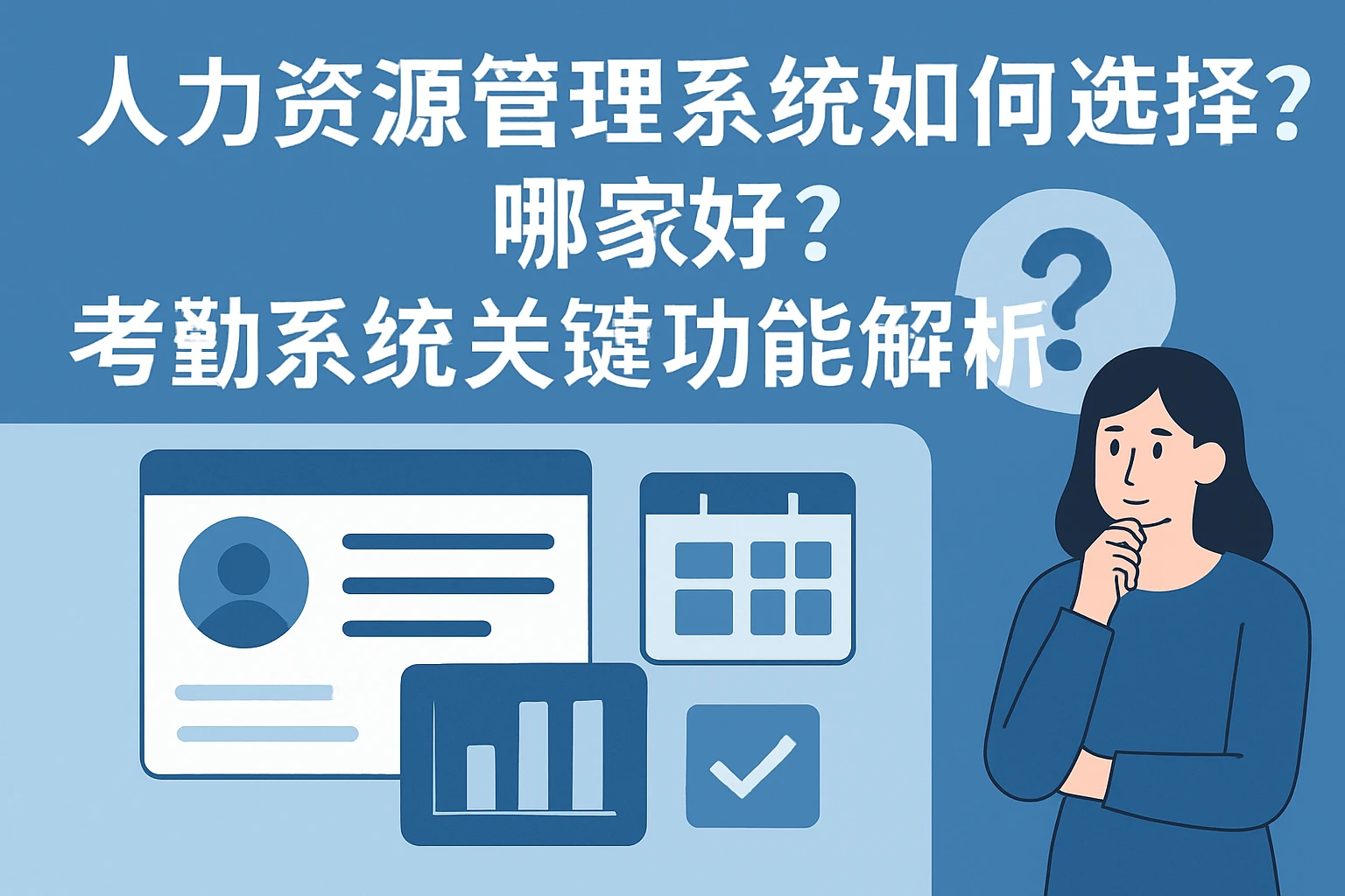 人力资源管理系统如何选择？哪家好？考勤系统关键功能解析