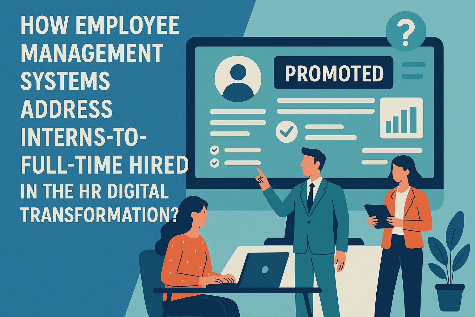 人力资源数字化转型下,员工管理系统如何破解实习生转正痛点?