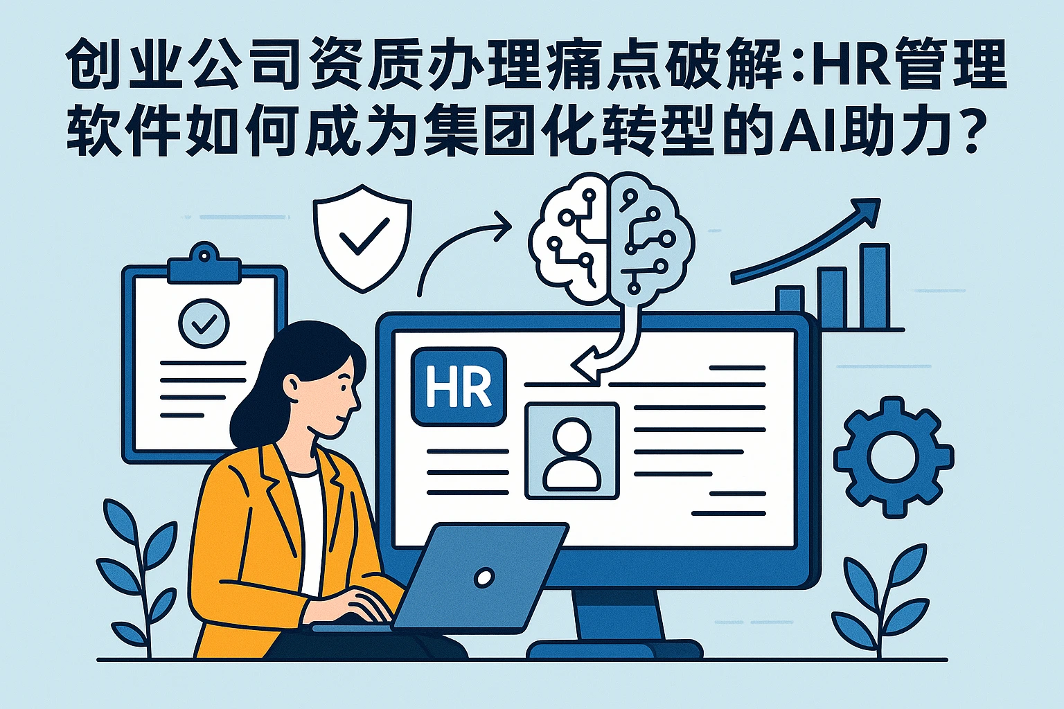 创业公司资质办理痛点破解：HR管理软件如何成为集团化转型的AI助力？