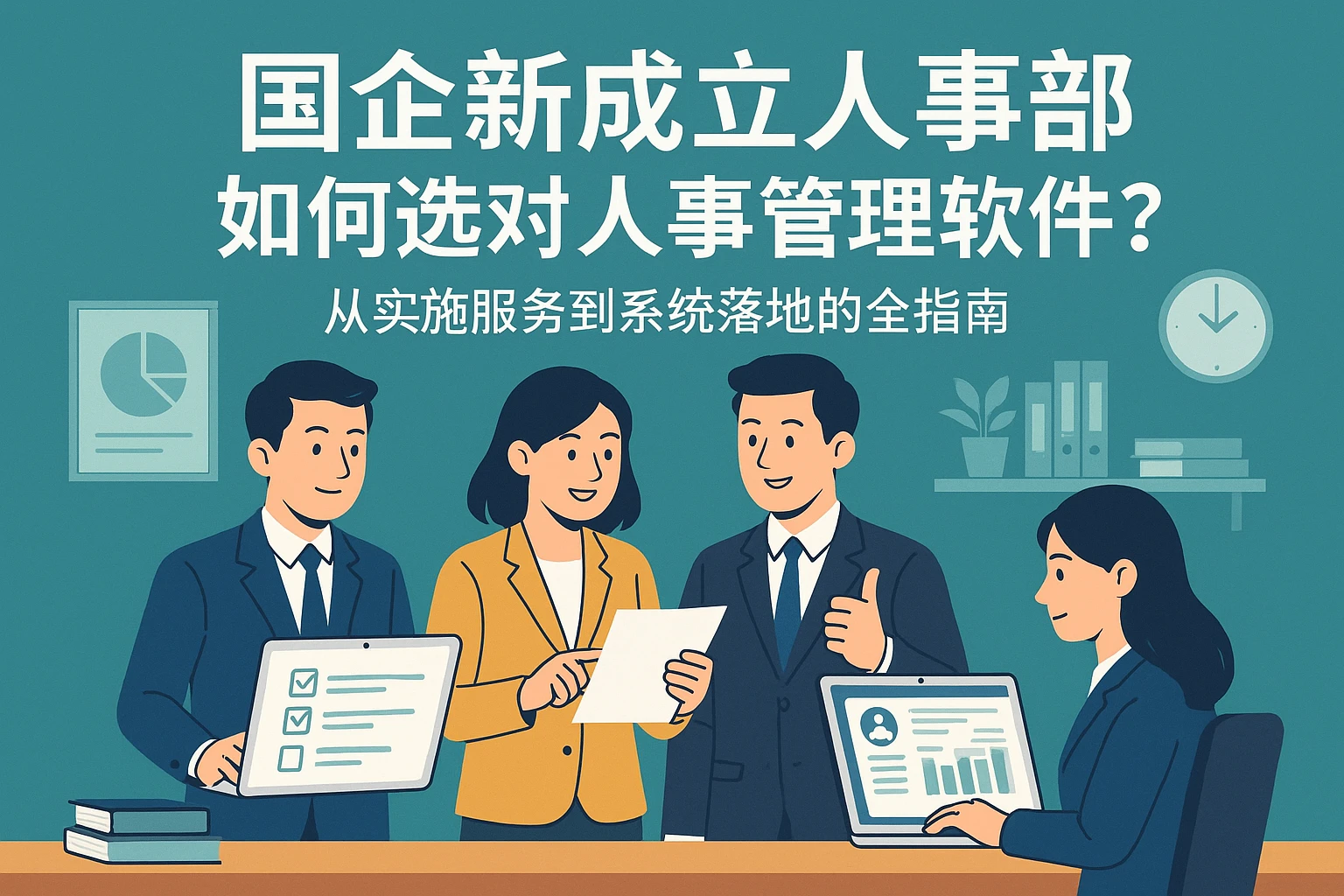 国企新成立人事部如何选对人事管理软件?从实施服务到系统落地的全指南