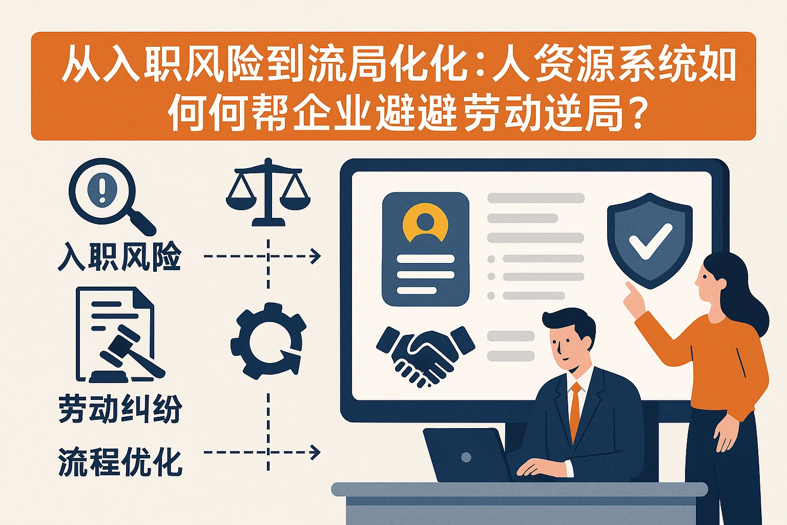 从入职风险到流程优化：人力资源系统如何帮企业规避劳动纠纷？