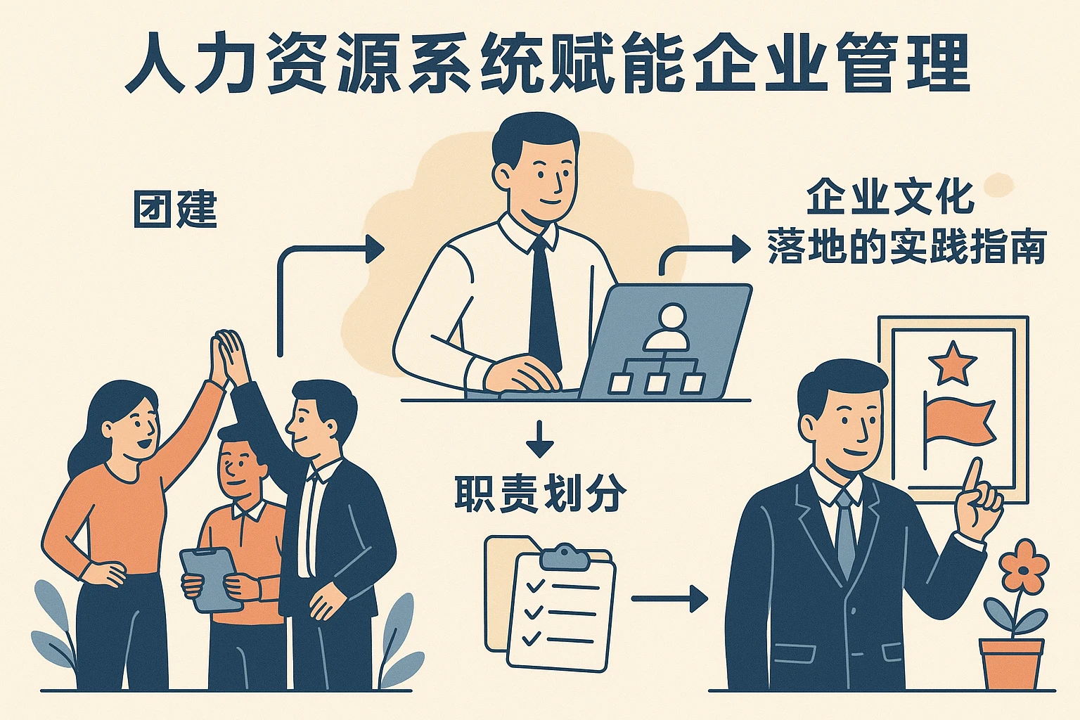 人力资源系统赋能企业管理:从团建职责划分到企业文化落地的实践指南