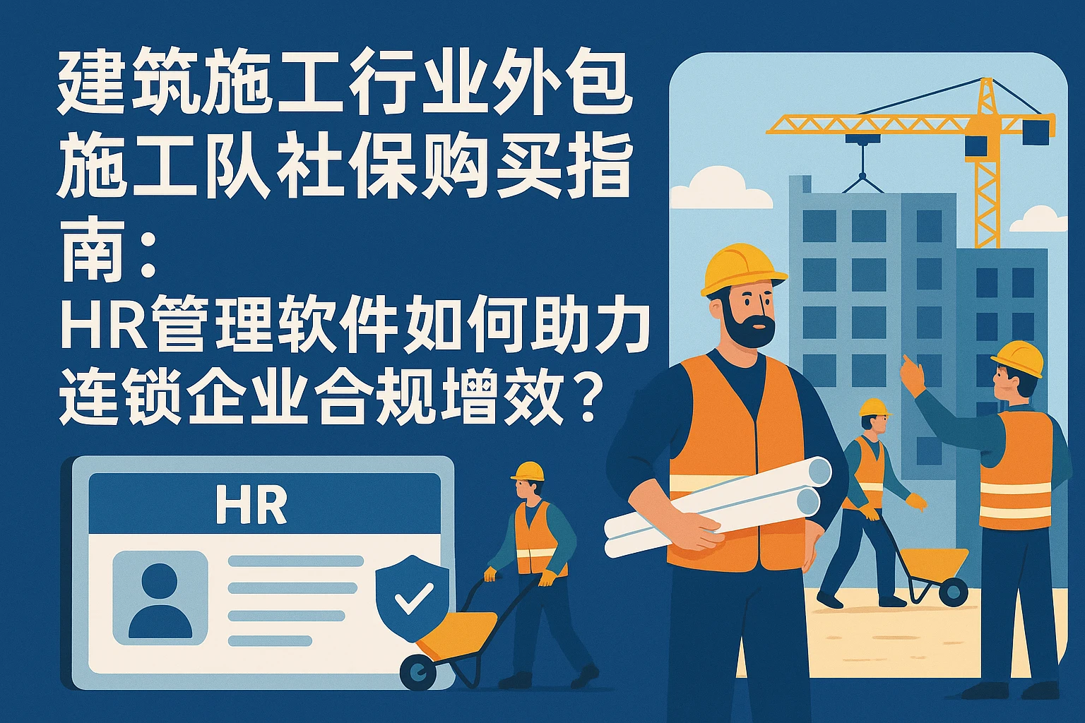 建筑施工行业外包施工队社保购买指南：HR管理软件如何助力连锁企业合规增效？