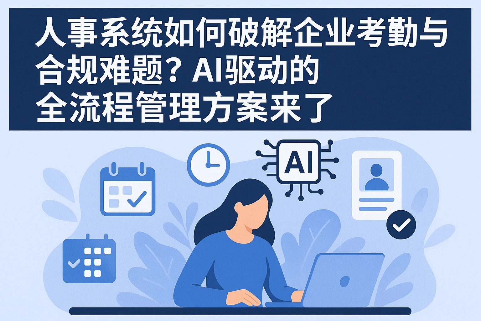 人事系统如何破解企业考勤与合规难题？AI驱动的全流程管理方案来了