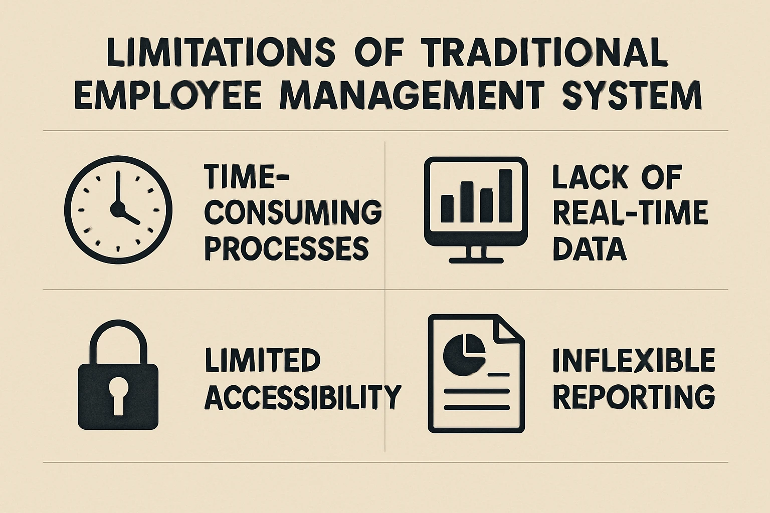 传统员工管理系统的局限性