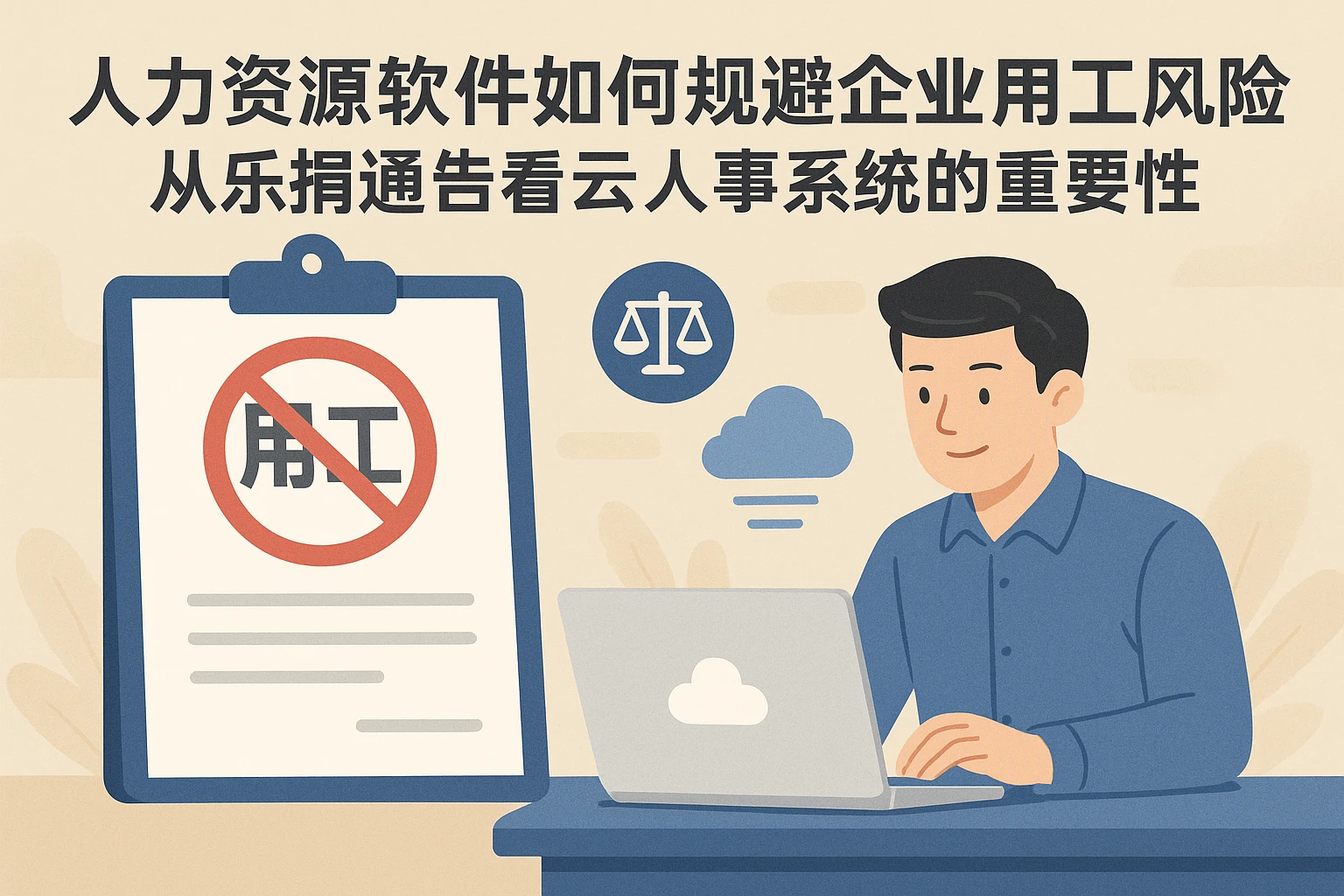 人力资源软件如何规避企业用工风险:从乐捐通告看云人事系统的重要性