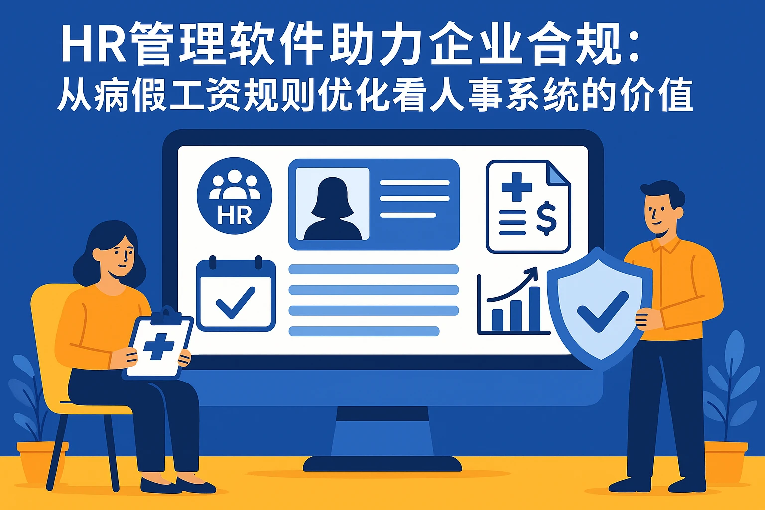 HR管理软件助力企业合规:从病假工资规则优化看人事系统的价值