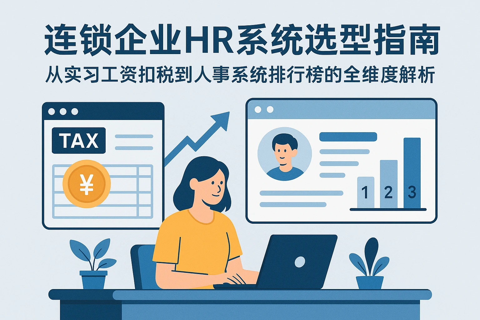 连锁企业HR系统选型指南：从实习工资扣税到人事系统排行榜的全维度解析