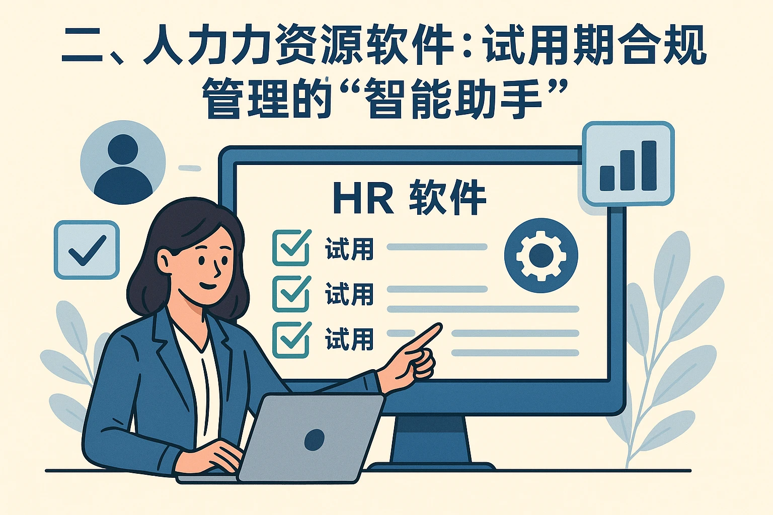 二、人力资源软件:试用期合规管理的“智能助手”