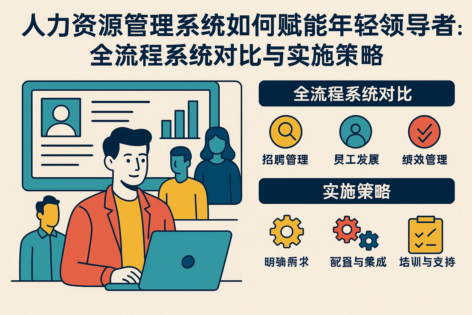 人力资源管理系统如何赋能年轻领导者：全流程系统对比与实施策略